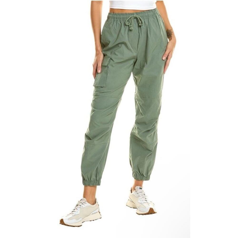 Sweaty Betty Quinn Cargo Pants Heath Green Size Medium Athleisure Jogger